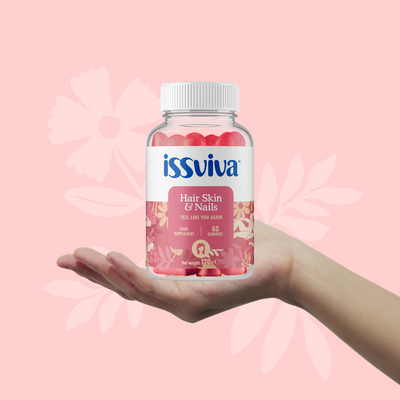 Issviva Hair Skin & Nails Food Supplement 60 Gummies