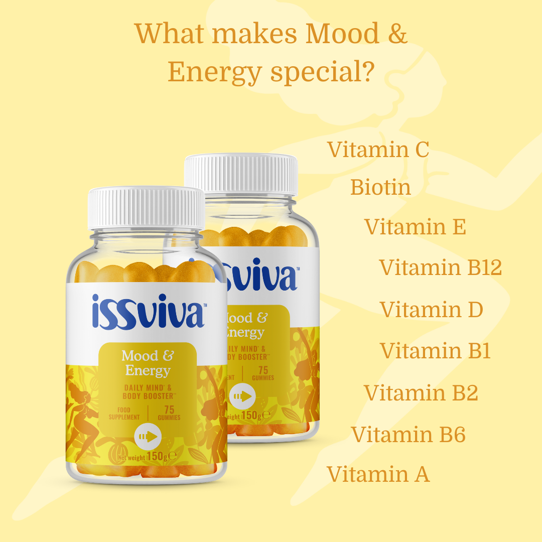 Issviva Mood & Energy Food Supplement Twin Pack